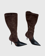 Zayd Splicing Knee High Boots
