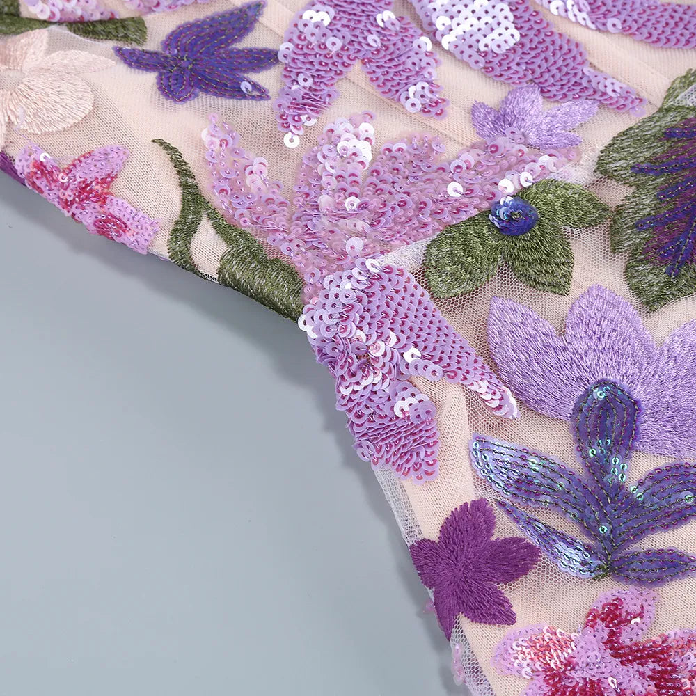 CHIC ELEGANT BACKLESS MAXI DRESS