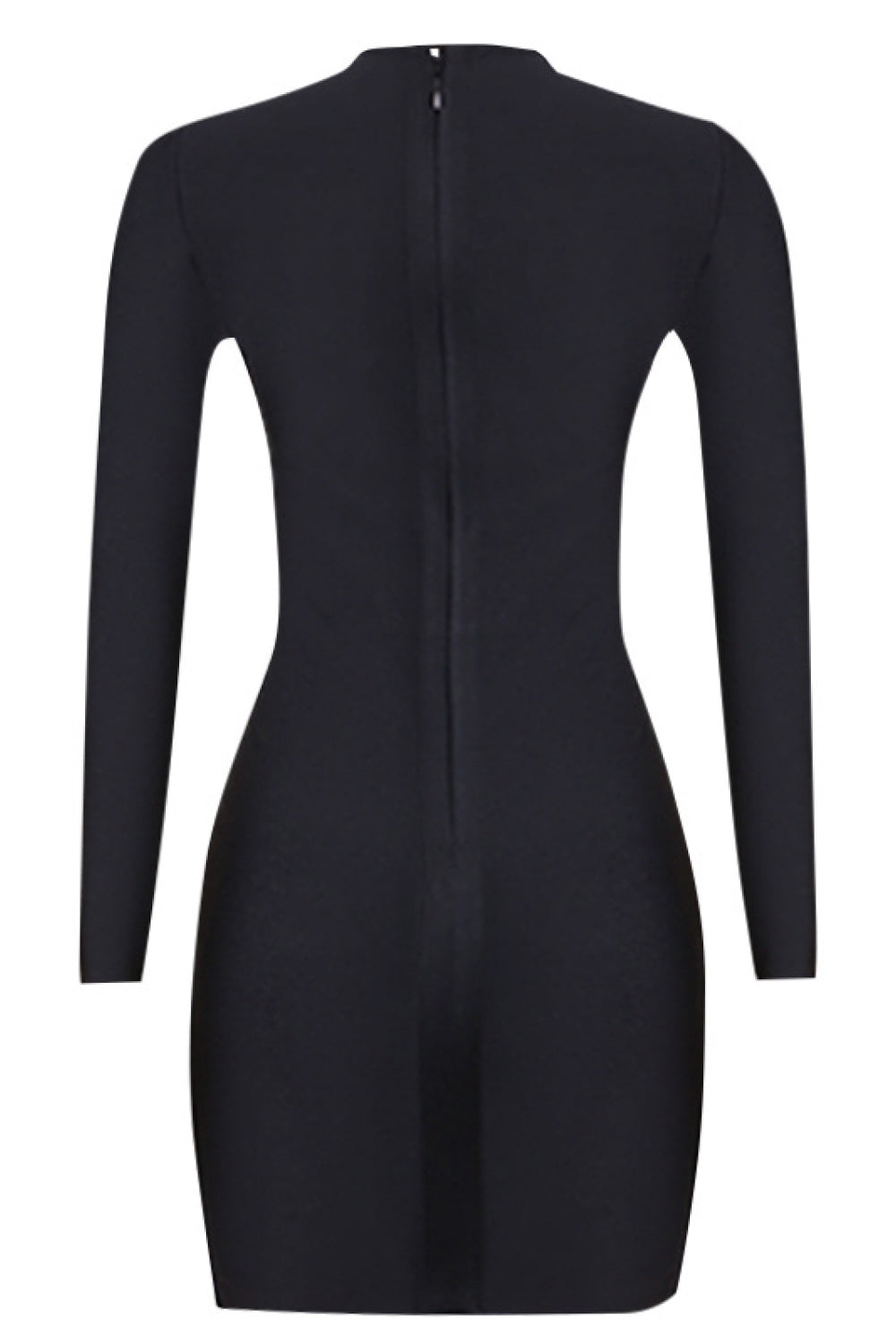 Elite V Neck Mesh Mini Dress Set-White