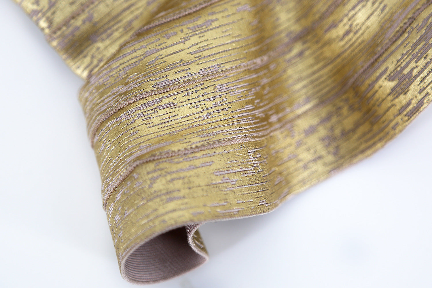 Backless Ruffled Fishtail Bandage Evening Dress-Gold