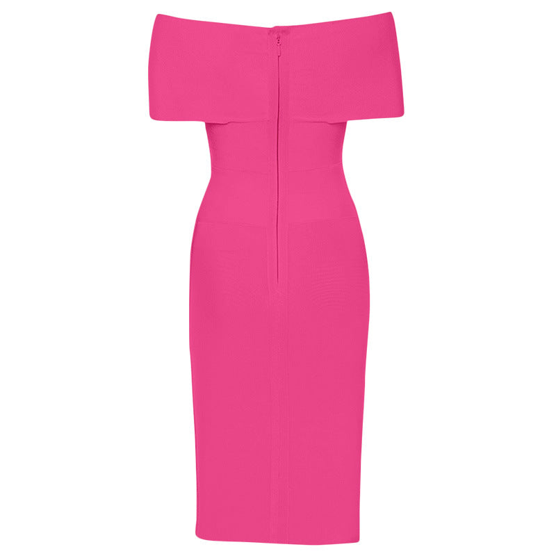 Meiga Off Shoulder Bandage Dress
