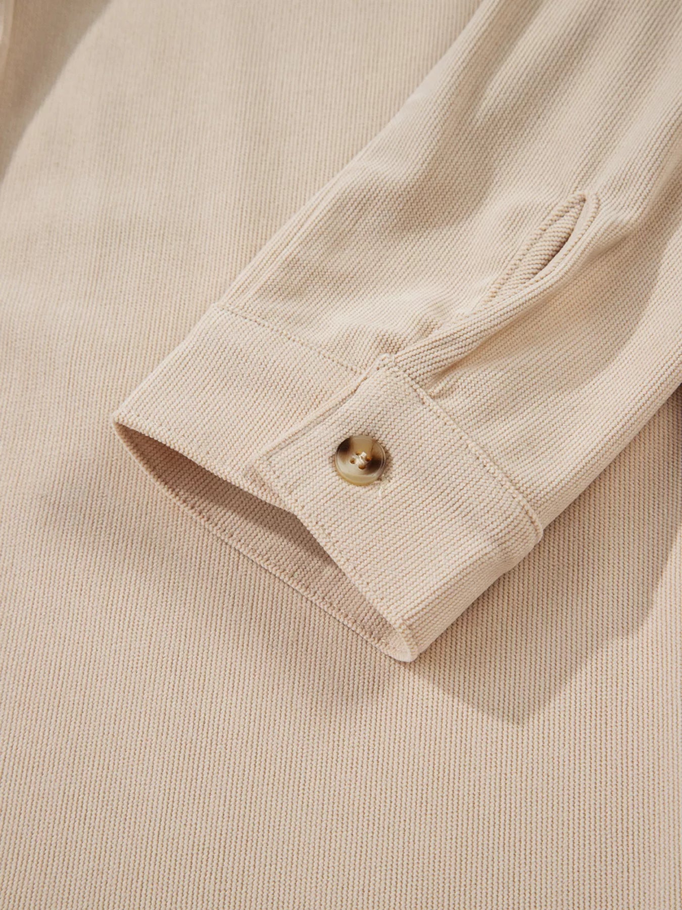 Corduroy Half Button Collared Long Sleeve Mini Dress