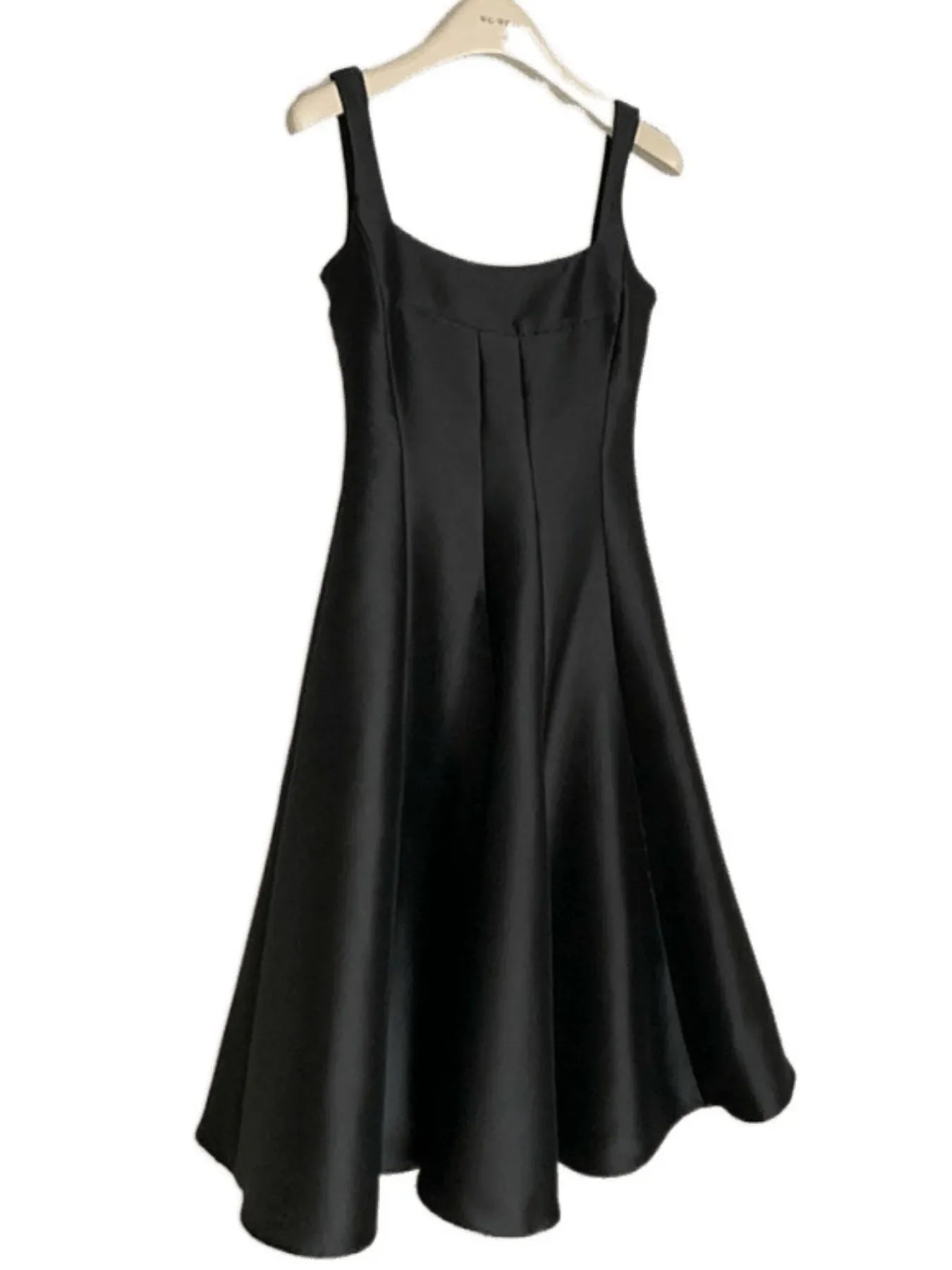 A-Line Silhouette Midi Sleeveless Dress