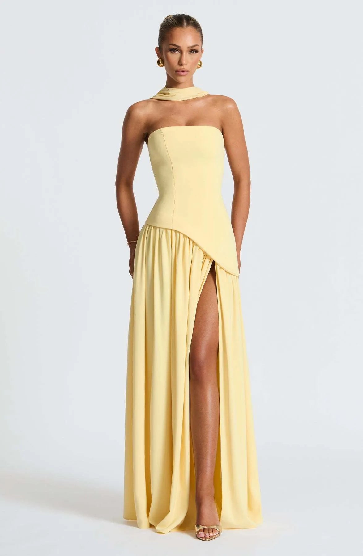 Malana Off shoulder Maxi Dress