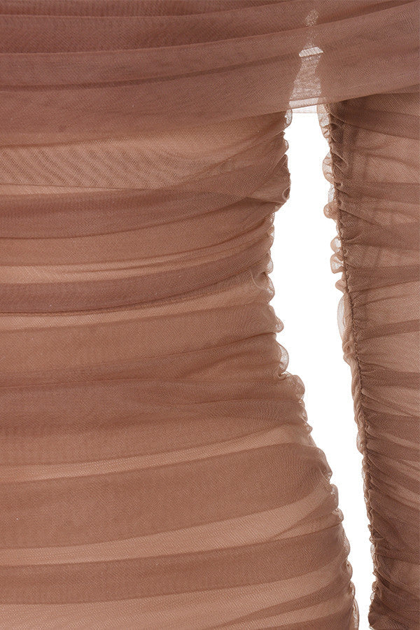 Aliha Elegant Off Shoulder Midi Dress