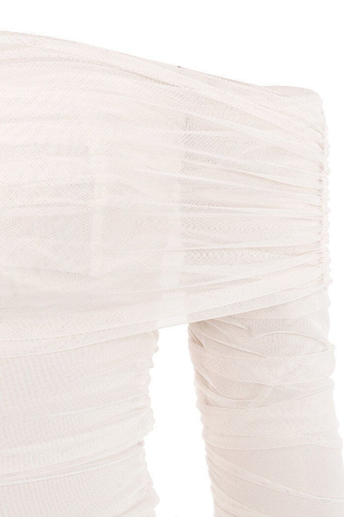 Aliha Elegant Off Shoulder Midi Dress