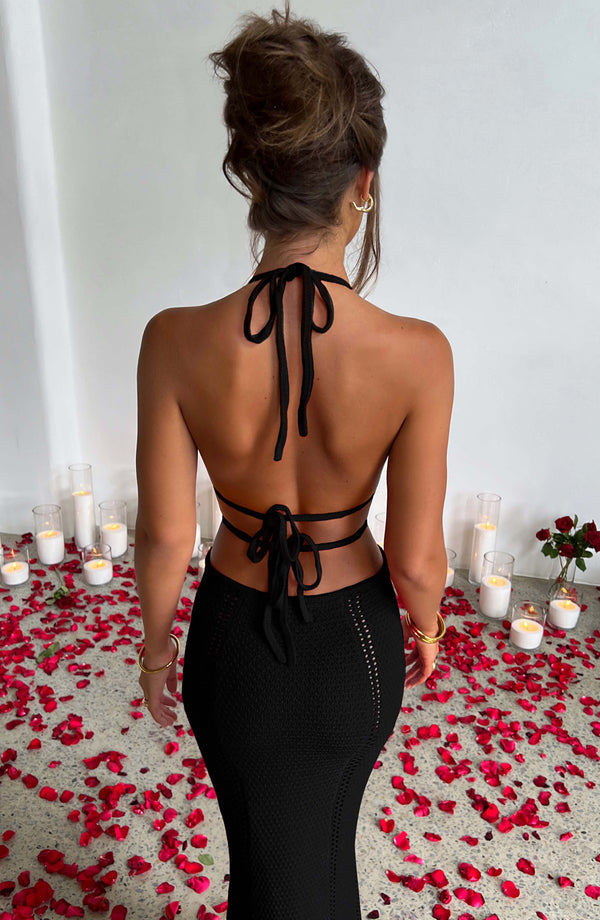 Selly Knitted Summer Cutout Dress