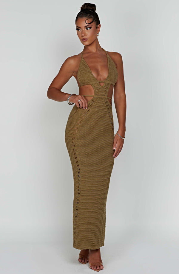 Selly Knitted Summer Cutout Dress
