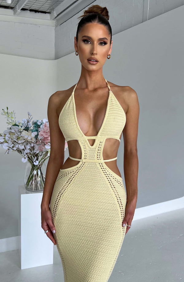 Selly Knitted Summer Cutout Dress