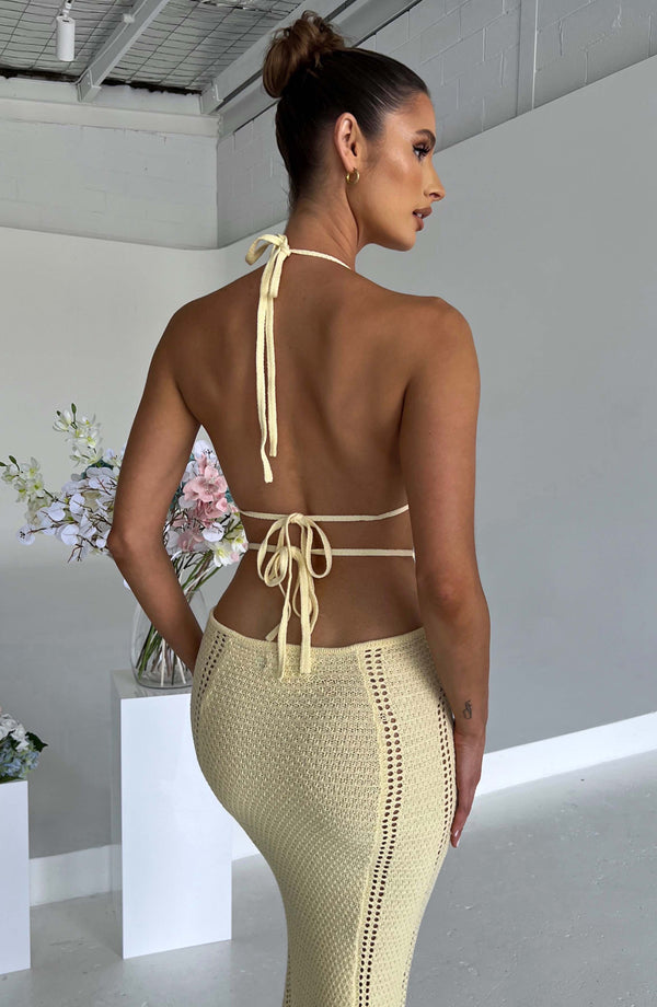Selly Knitted Summer Cutout Dress