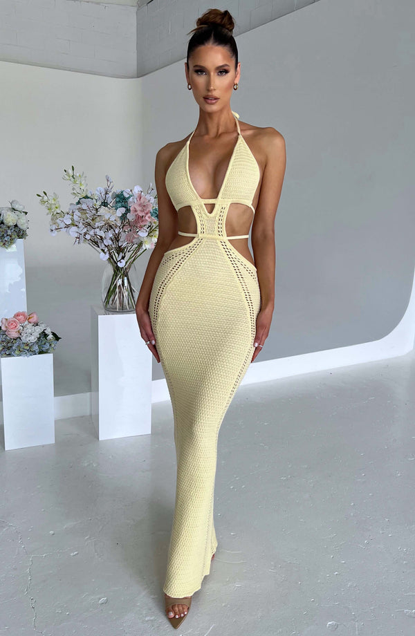 Selly Knitted Summer Cutout Dress