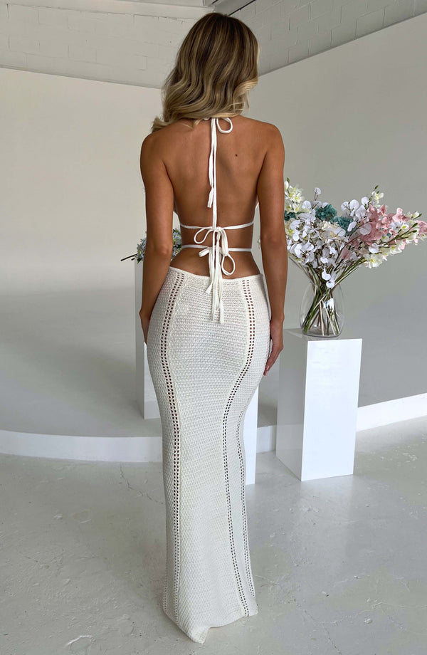 Selly Knitted Summer Cutout Dress