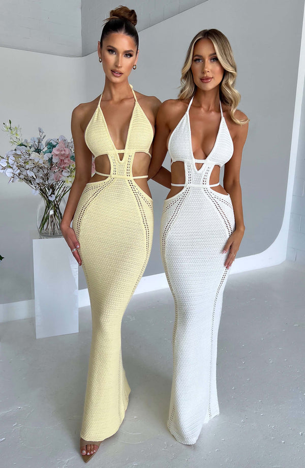 Selly Knitted Summer Cutout Dress