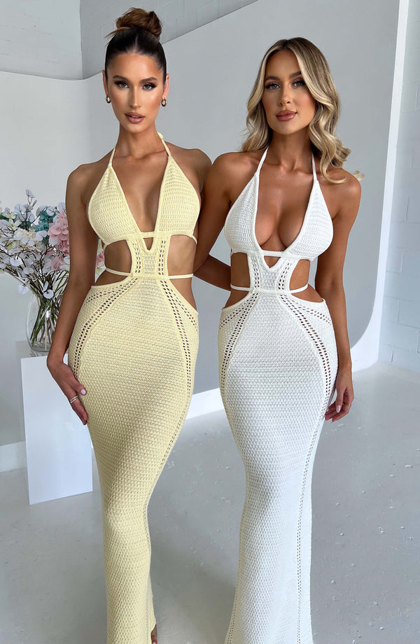 Selly Knitted Summer Cutout Dress