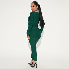 Chic Elegant Guest Bandage Dress