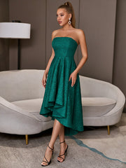 CHIC STRAPLESS ELEGANT PARTY DRESS