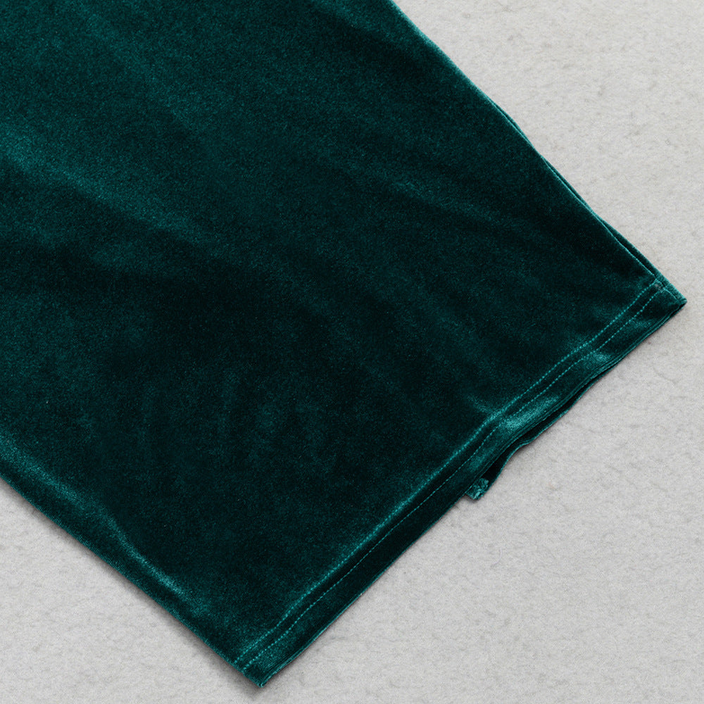 Aerilla Velvet  Cutout Dress