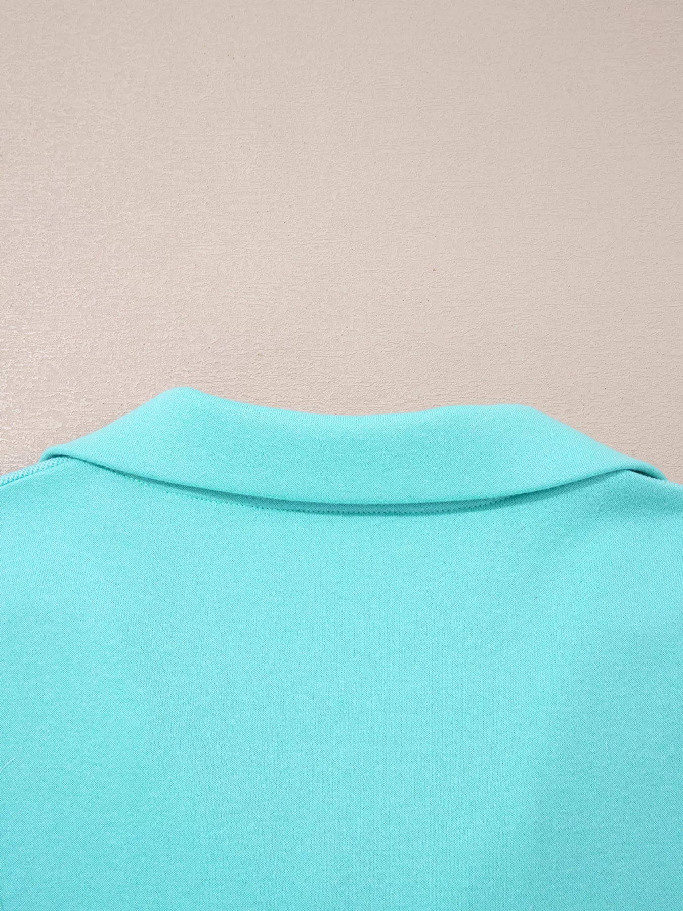 Bow Front Collared Side Pocket Shift Mini Dress