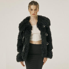 Fluffy Woolen Ring Top Dress