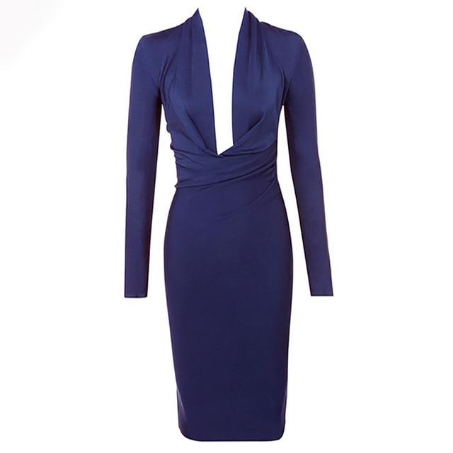 Meyamo Full Sleeve Elite Bandage Dress