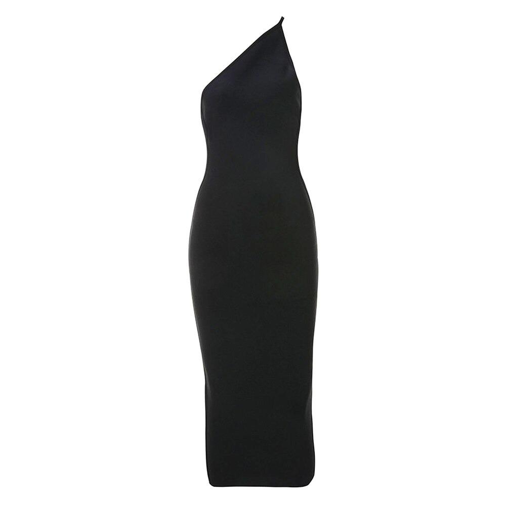 One-shoulder Bandage Dress