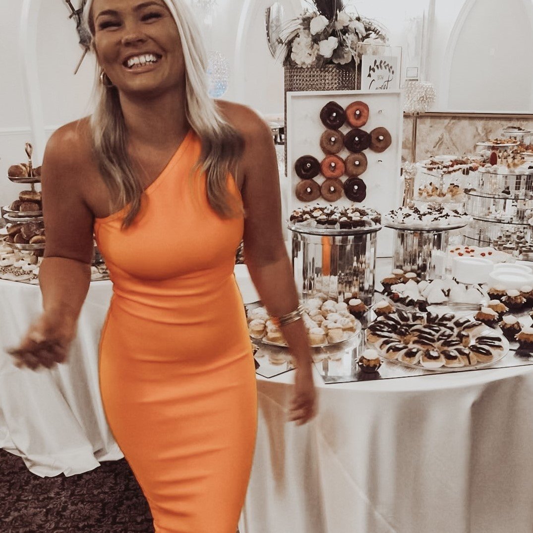 One-shoulder Bandage Dress