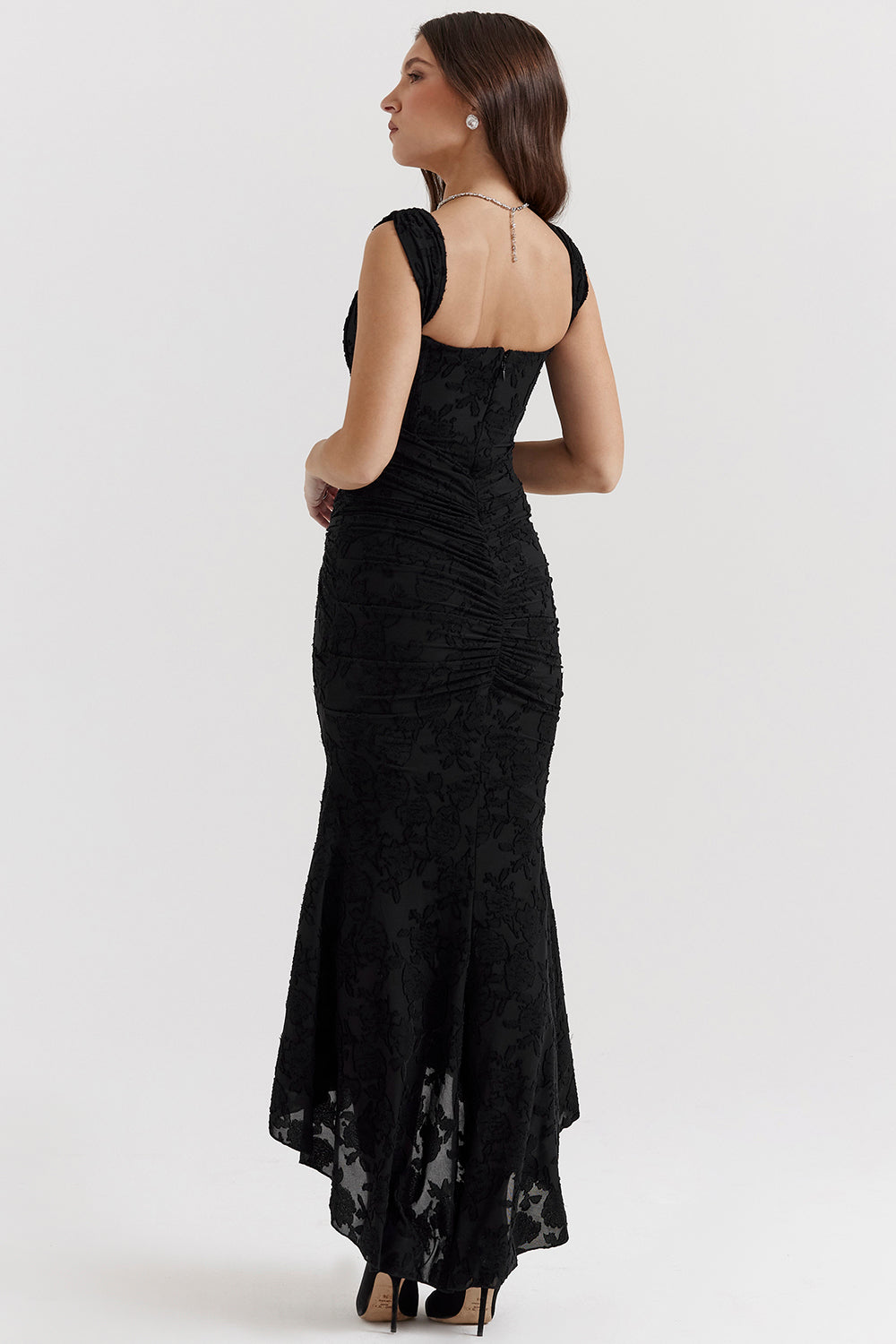 Alyia Elegant Pink Maxi Dress