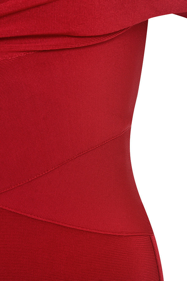MEIGA OFF SHOULDER BANDAGE DRESS