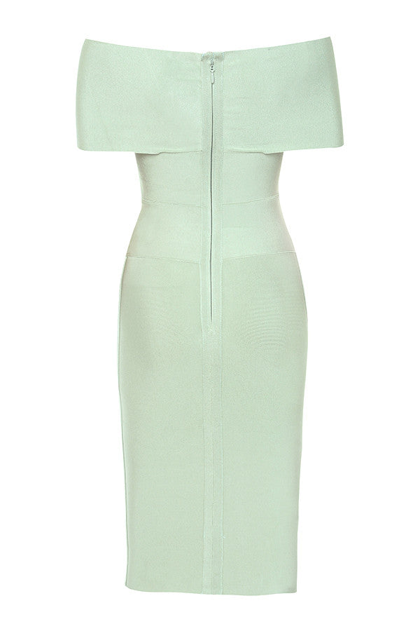 MEIGA OFF SHOULDER BANDAGE DRESS
