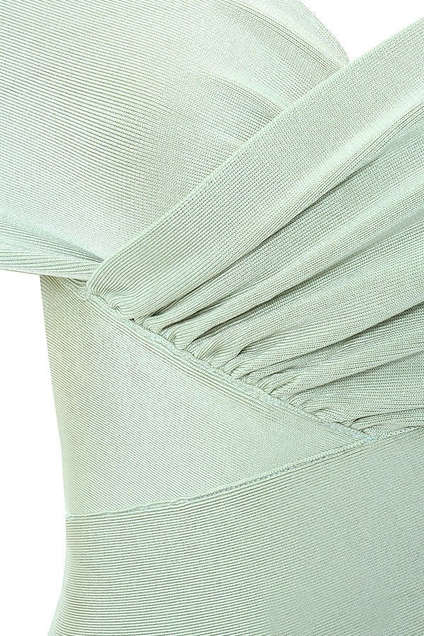 MEIGA OFF SHOULDER BANDAGE DRESS