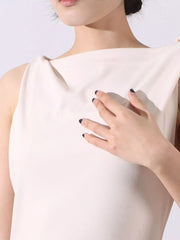 Tie Shoulder Sleeveless Maxi Dress