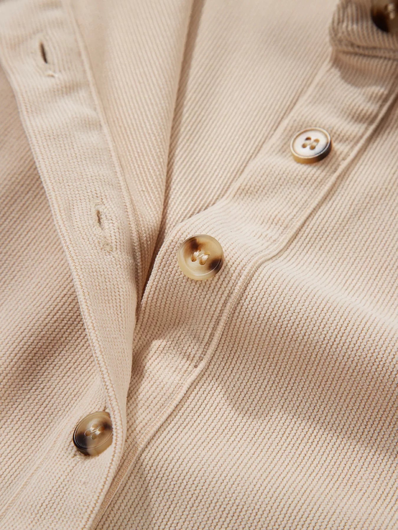 Corduroy Half Button Collared Long Sleeve Mini Dress