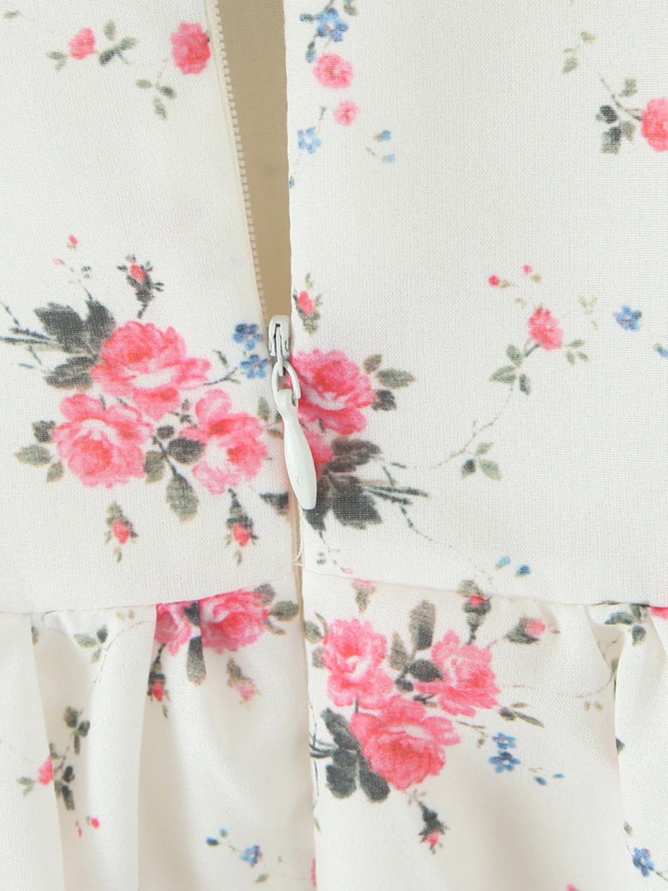 Off-Shoulder Floral Lace Trim Mini Dress