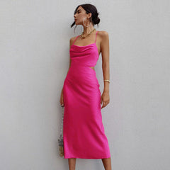 Chic Satin Wedding Dress