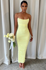 Lessa Maxi cute strapless Dress