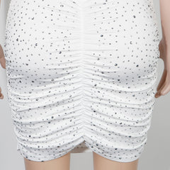 Wrap Chest Hot Diamond Dress