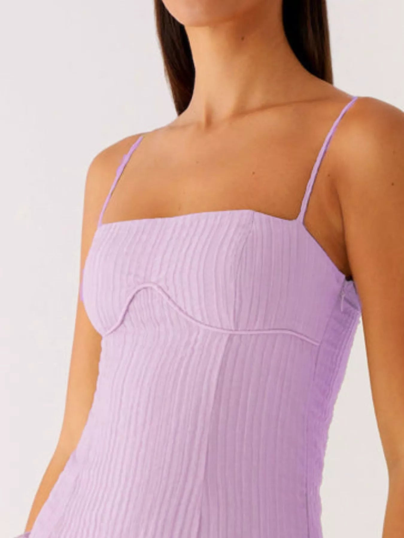 Ruffle Hem Cami Mini Dress