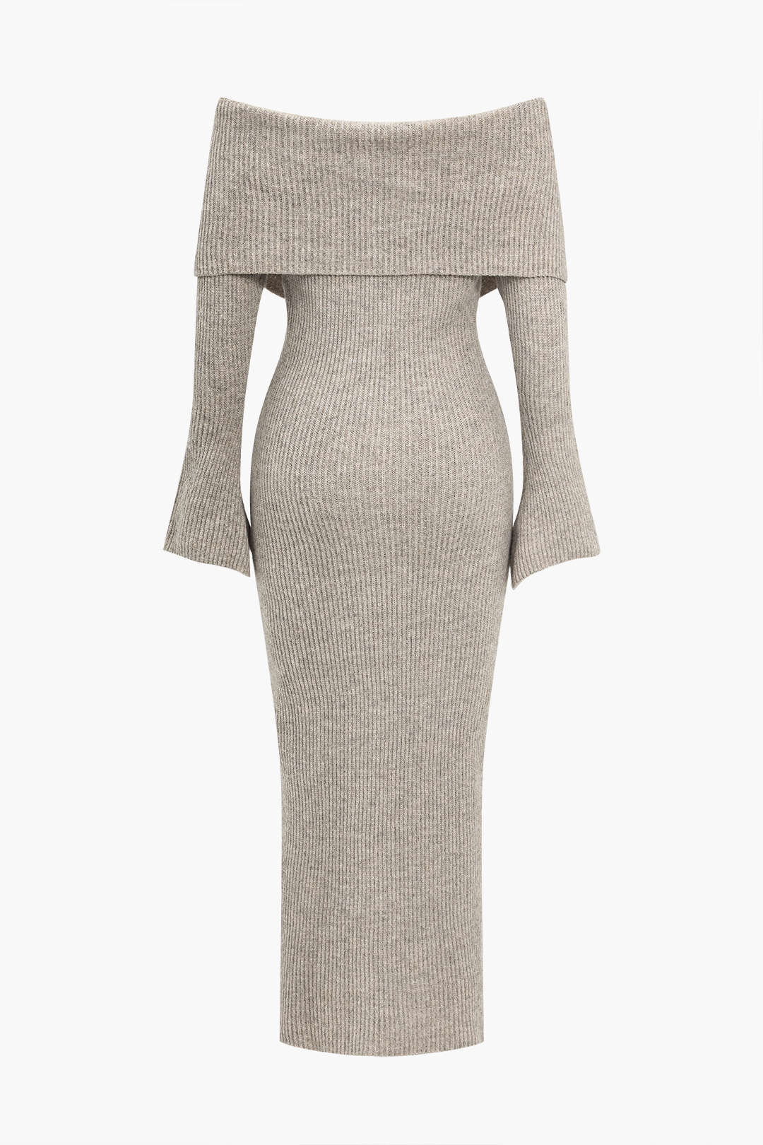 Alyia Off shoulder Fluffy Knit Dress
