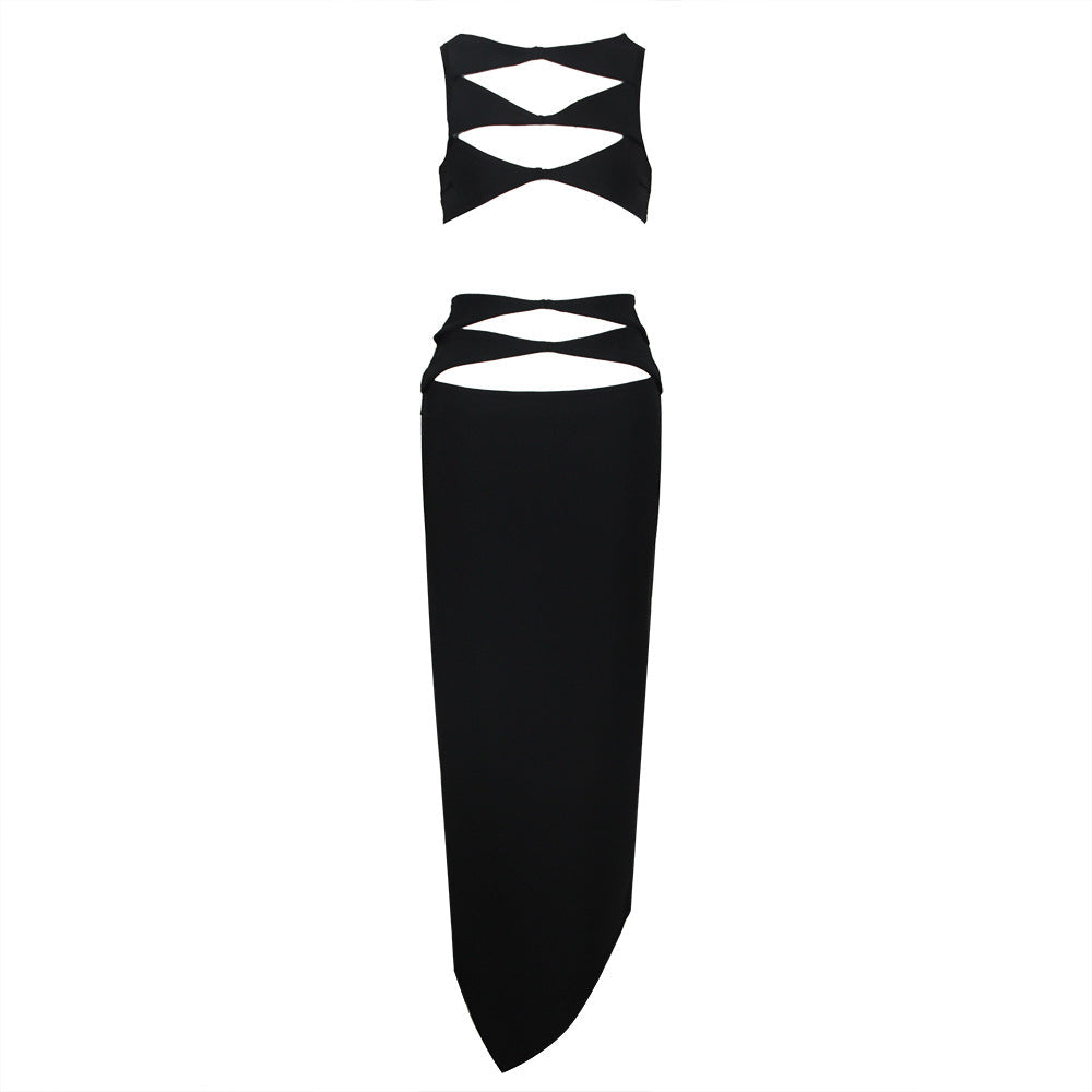 CHARMING CUTOUT ELITE HOLLOW DRESS