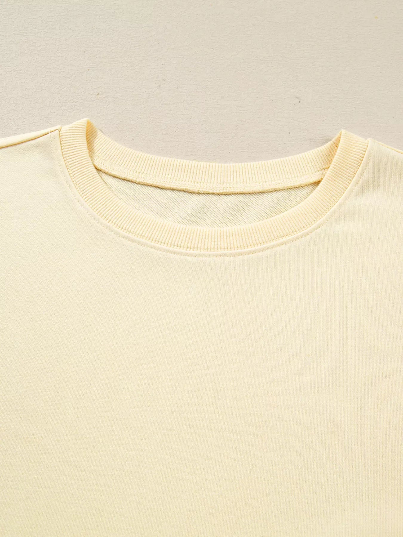 Double Tiered Ruffle Hem Long Sleeve Loose Mini Dress