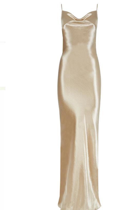 Chic Elegant Satin Diva Dress