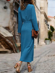 Button-Down Long Sleeve Dress