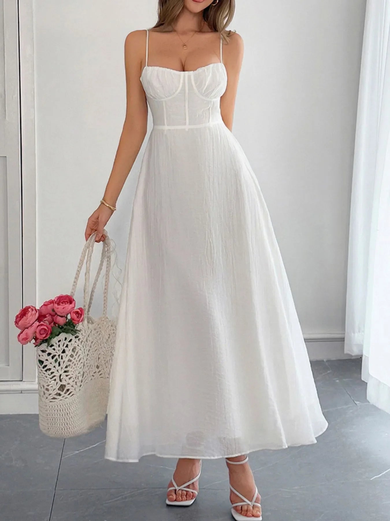 Sweetheart Neck Cami Dress