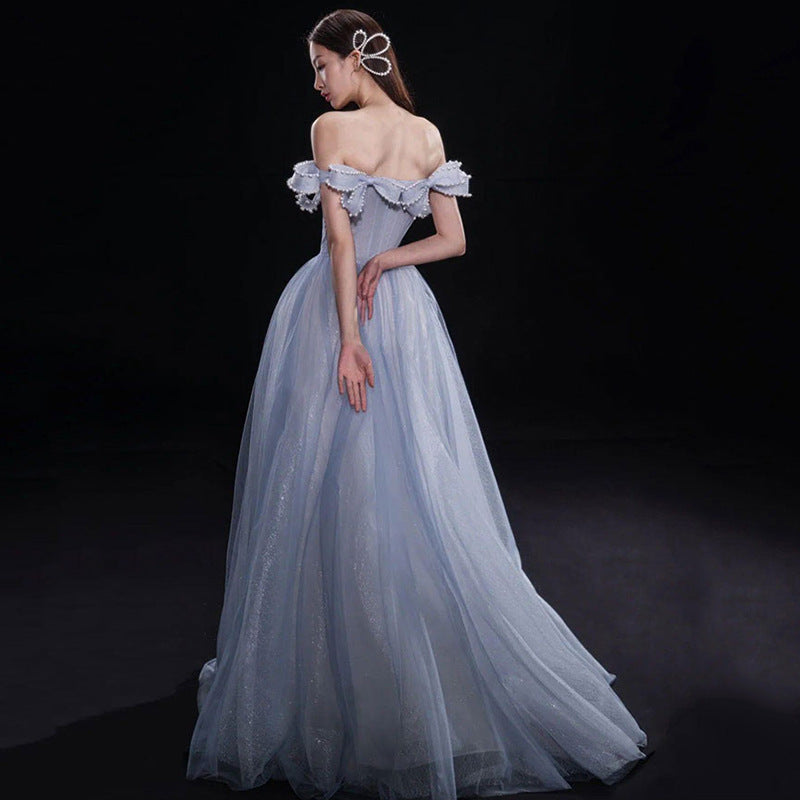Sky Blue Wedding Dress
