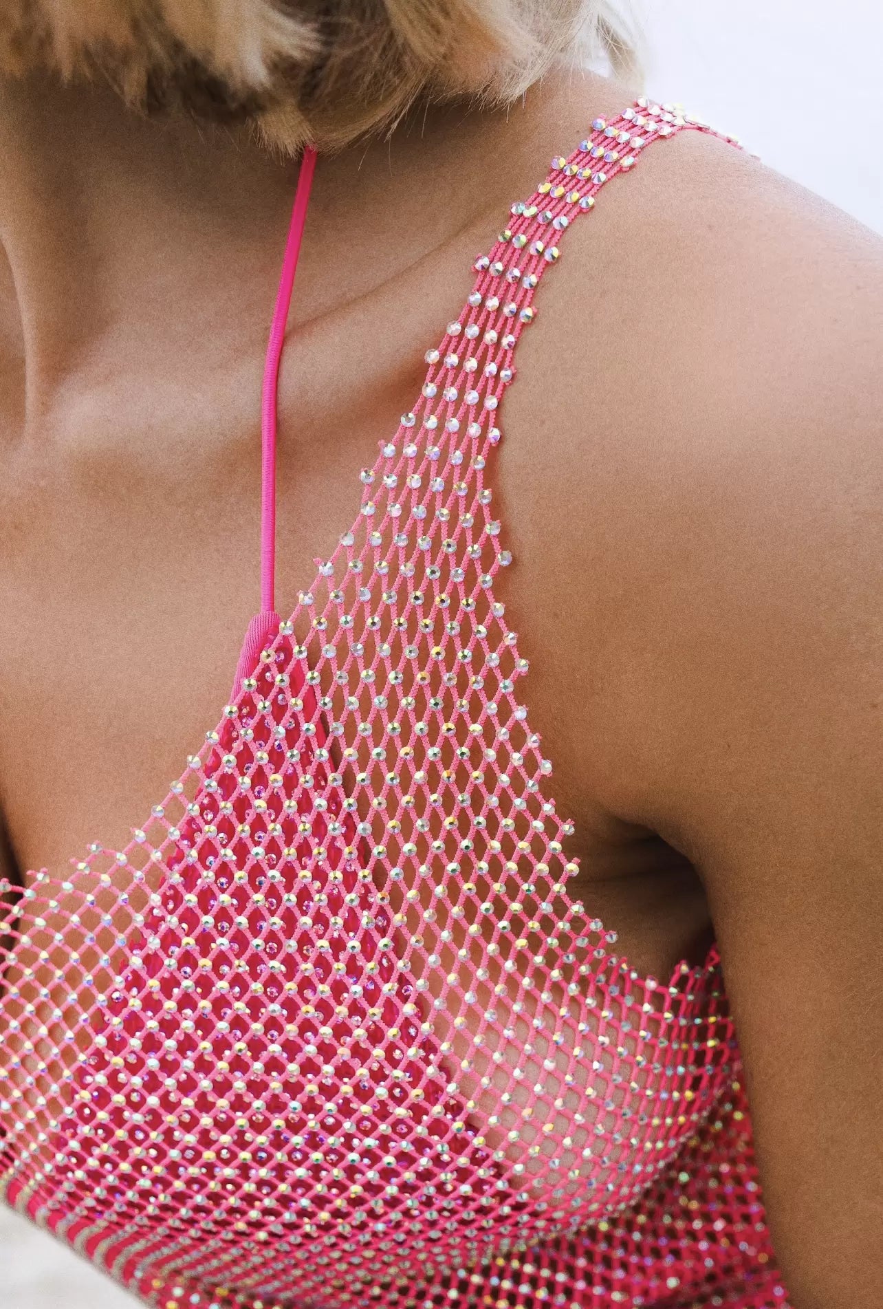 Sequined Sexy Hollow-out Camisole Dress