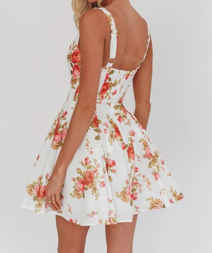 Tie-Front Mini Cami Dress