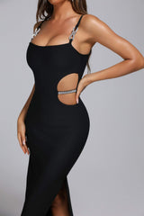 Diamond Elegant Bandage Suspender Dress