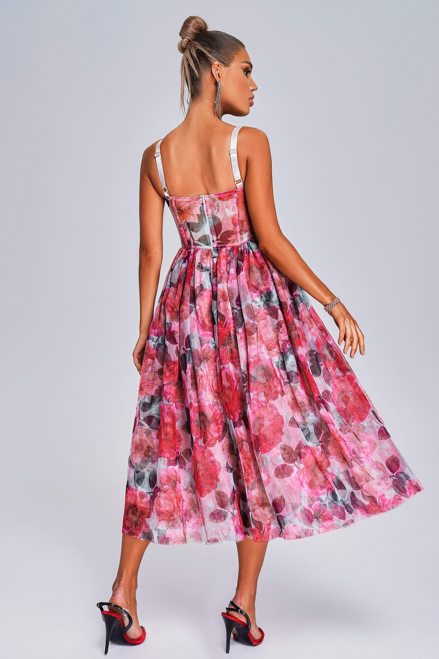 Deirra Floral Midi Dress