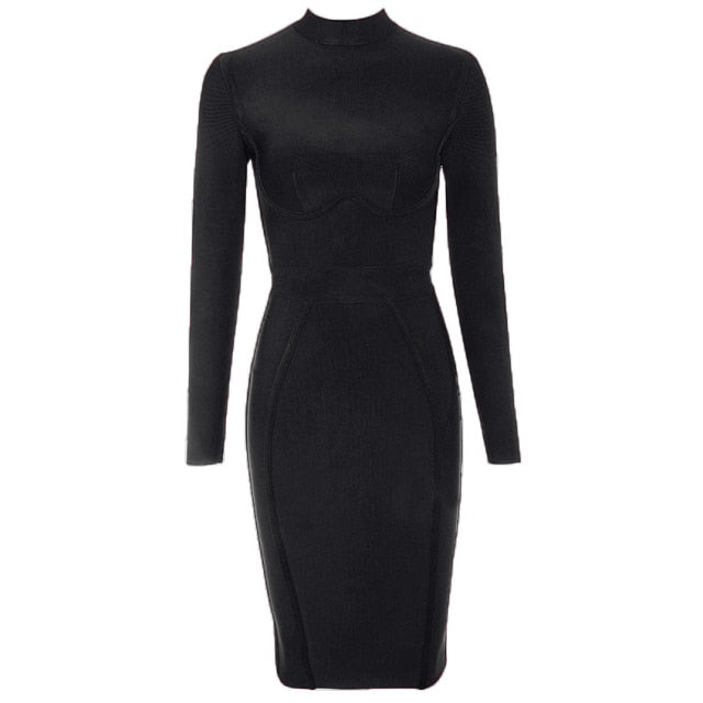 Elegantly Made Winy Bandage Full sleeve Dress