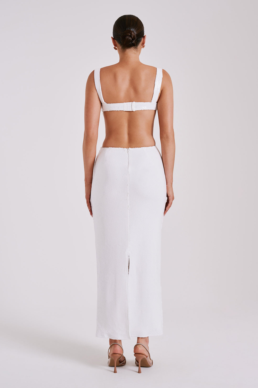 Allure Sequin Cut-Out Backless Dress